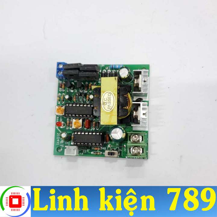 Mạch Inverter 12V lên 220V 100W 50Hz sóng xung vuông