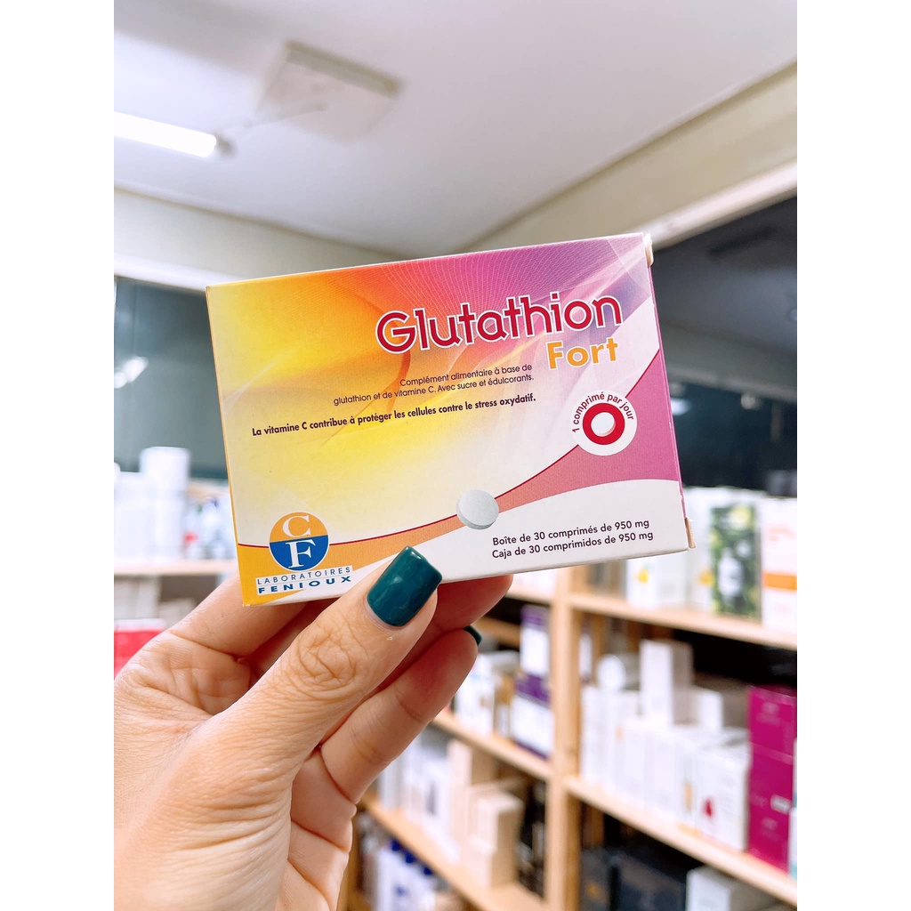 Viên Ngậm Glutathion Fort Trắng Da Pháp