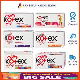 Băng Vệ Sinh Tampon Kotex Nhập Khẩu Châu Âu