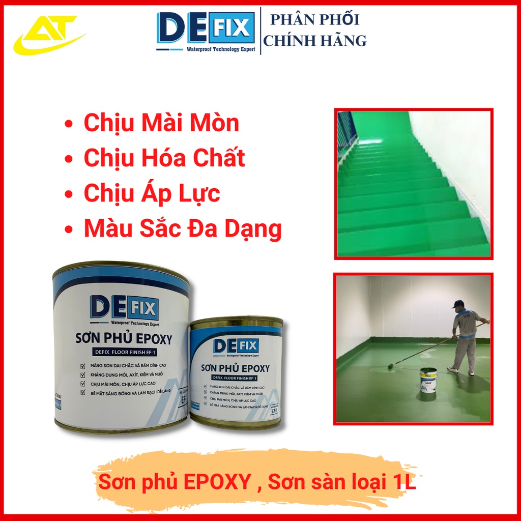 Sơn phủ EPOXY, Sơn sàn EPOXY loại 1L