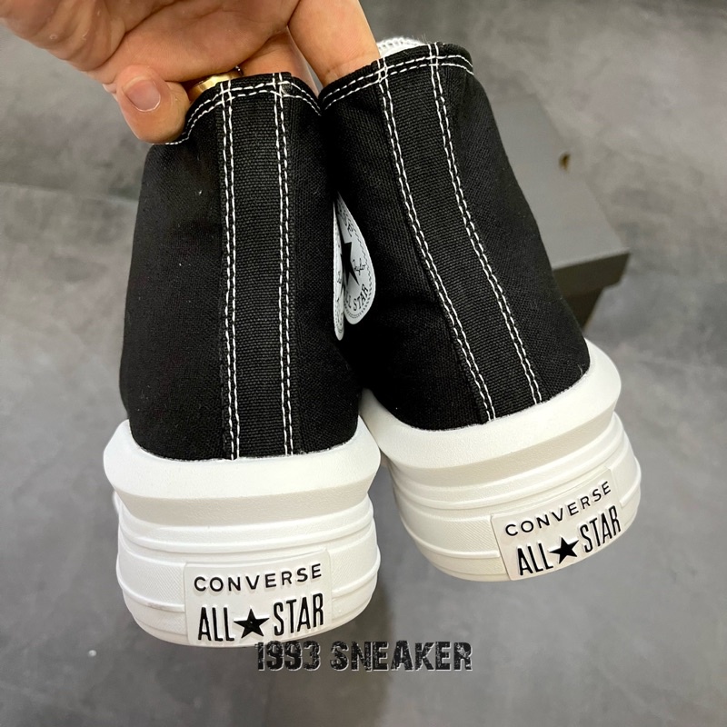 Giày Sneaker CVChuck tyler all star move Đen trắng đế độn - Full box