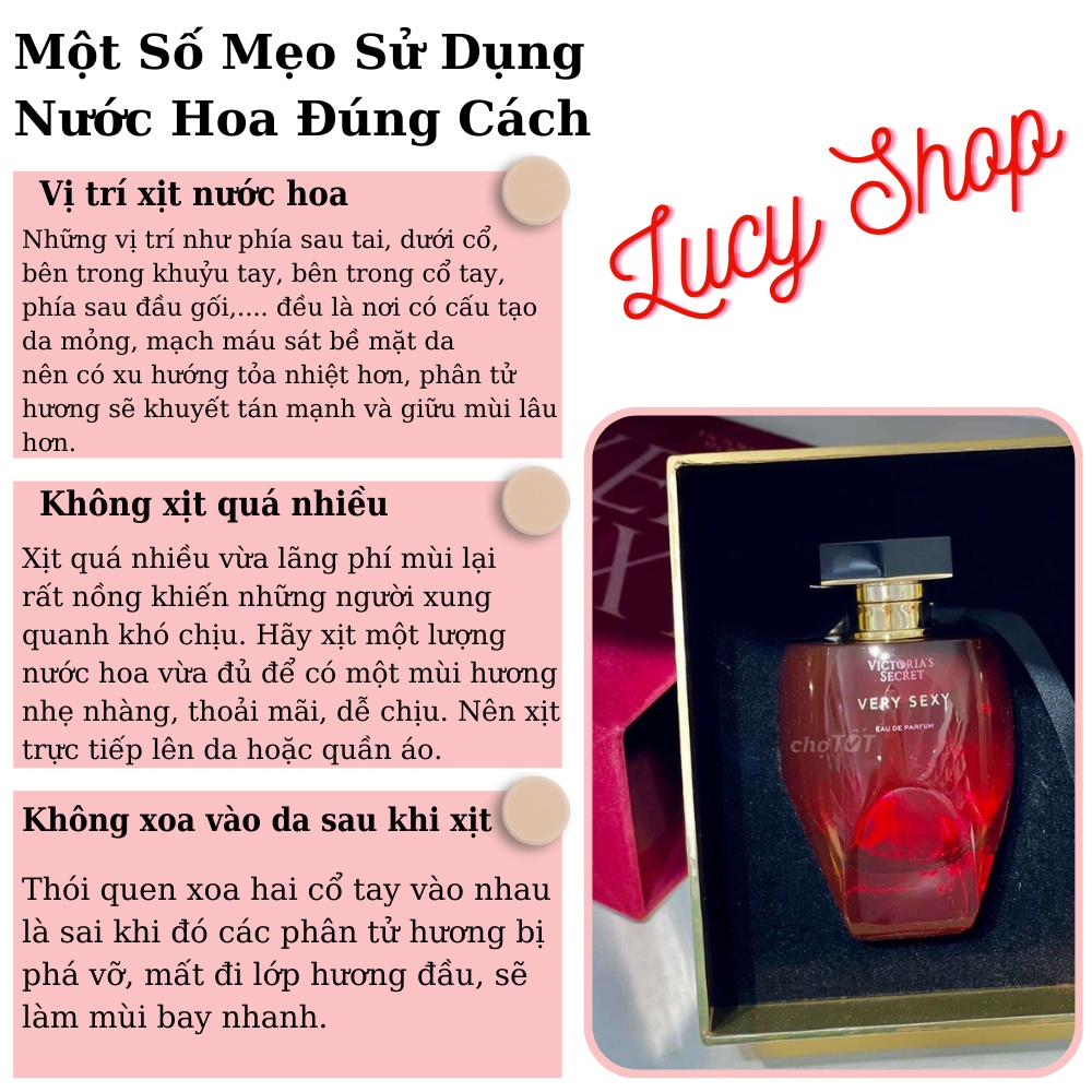 Nước Hoa Chiết Nữ Victoria's Very Sexy Quyến Rũ, Gợi Cảm Đầy Lôi Luốn- Lucy Shop