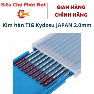 Kim hàn TIG Kydosu JAPAN 2.0mm - Điện cực TUNGSTEN cho máy hàn Tig - Hộp 10 chiếc
