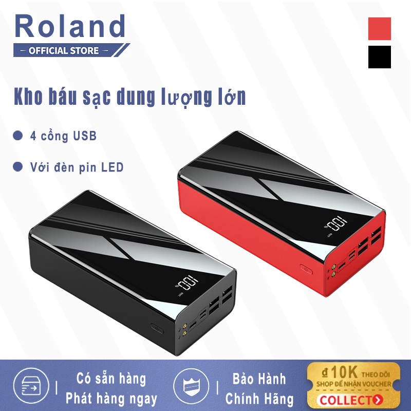 Sạc dự phòng dung lượng lớn 50000mah , trữ pin nhiều , có đèn pin , màn hình led hiện thị phần trăm pin