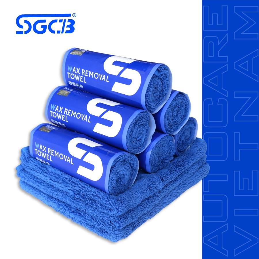 SGCB Khăn Lau Vệ Sinh Xe Ô Tô và Mô Tô Sợi Microfiber SGGD315