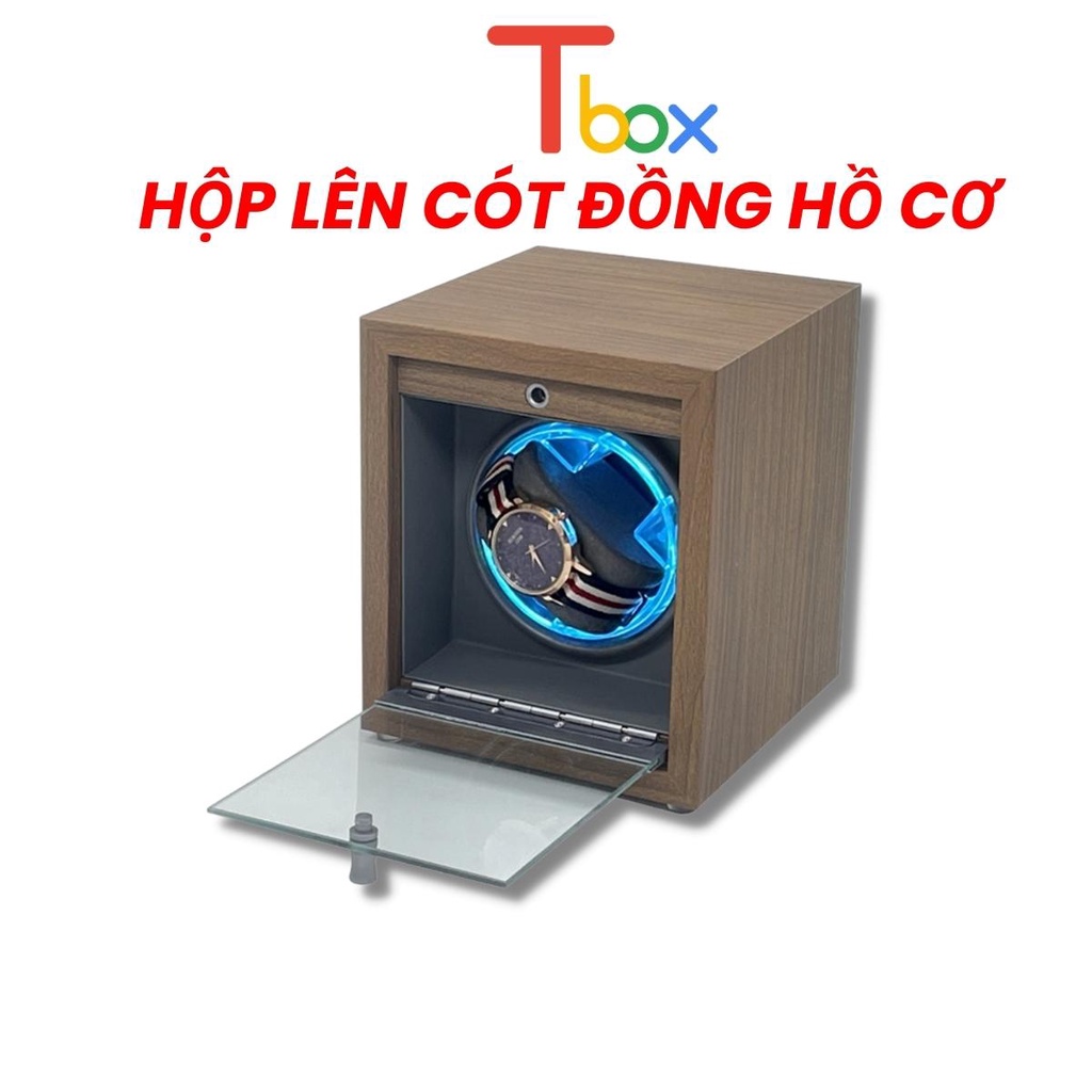 Hộp xoay Tbox lên cót tự động cho 1 dến 2 chiếc đồng hồ cơ