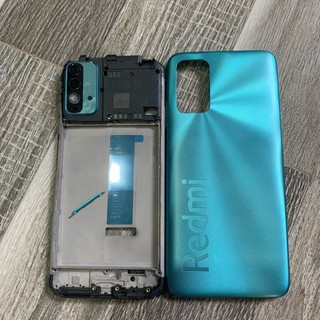 bộ vỏ redmi 9T -xiaomi (gồm kính cam .sườn,lưng,phím)