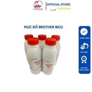 Combo 05 chai mực đổ brother tn-b022: dùng cho hộp mực máy in brother b2080dw, b2000d, b7535dw.. mực nạp b022 80grams