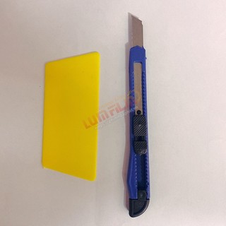 Dạo dọc giấy + gạt phim (dụng cụ cắt phim cách nhiệt ô tô và nhà kính)