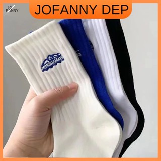 tất Vớ dài thể thao khử mùi thể thao nữ cổ cao cả nam và nữ trắng/be/đen/xanh Bốn màu tùy chọn