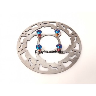 Đĩa thắng phây thái 220mm kèm 4 ốc gắn xe sirius,jupiter,exciter 135,future 125,..các dòng wave