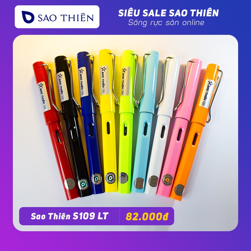 Bút Mực Sao Thiên S109 Ngòi Kim Tinh Lá Tre ( Calligraphy ) Tự Tạo Thanh Đậm [ Nhập Mã SAOTTS109 Giảm 10% Đơn 150k ]