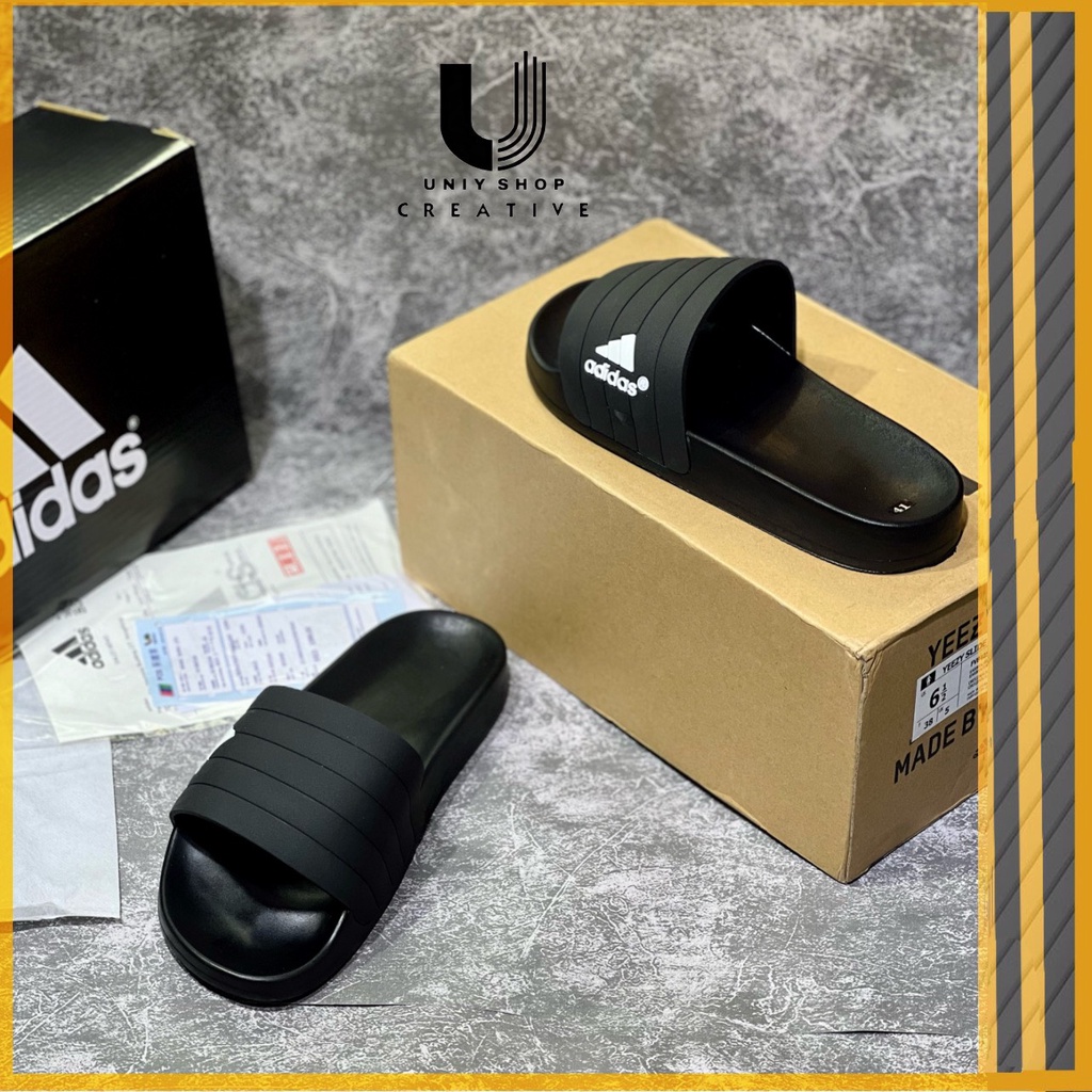 Dép nam Adidas' hàng đẹp FULL BOX BILL, Dép adidas' đế PU đúc nguyên khối Form dáng thể thao
