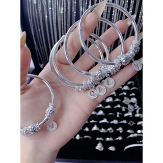 vòng tay mix cham chữ bạc ta món quà ý nghĩa tặng người thương - HHJ