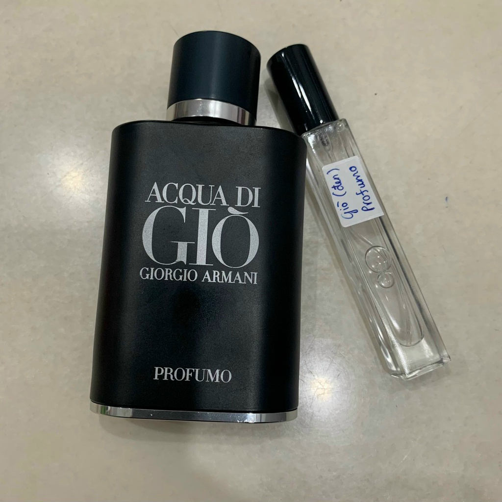 Mẫu thử 10ml Nước hoa Giorgio Armani Acqua di Gio Profumo EDP (Giò đen)