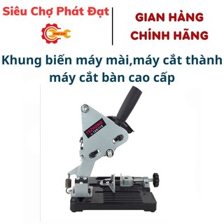Khung biến máy mài, máy cắt thành máy cắt bàn cao cấp