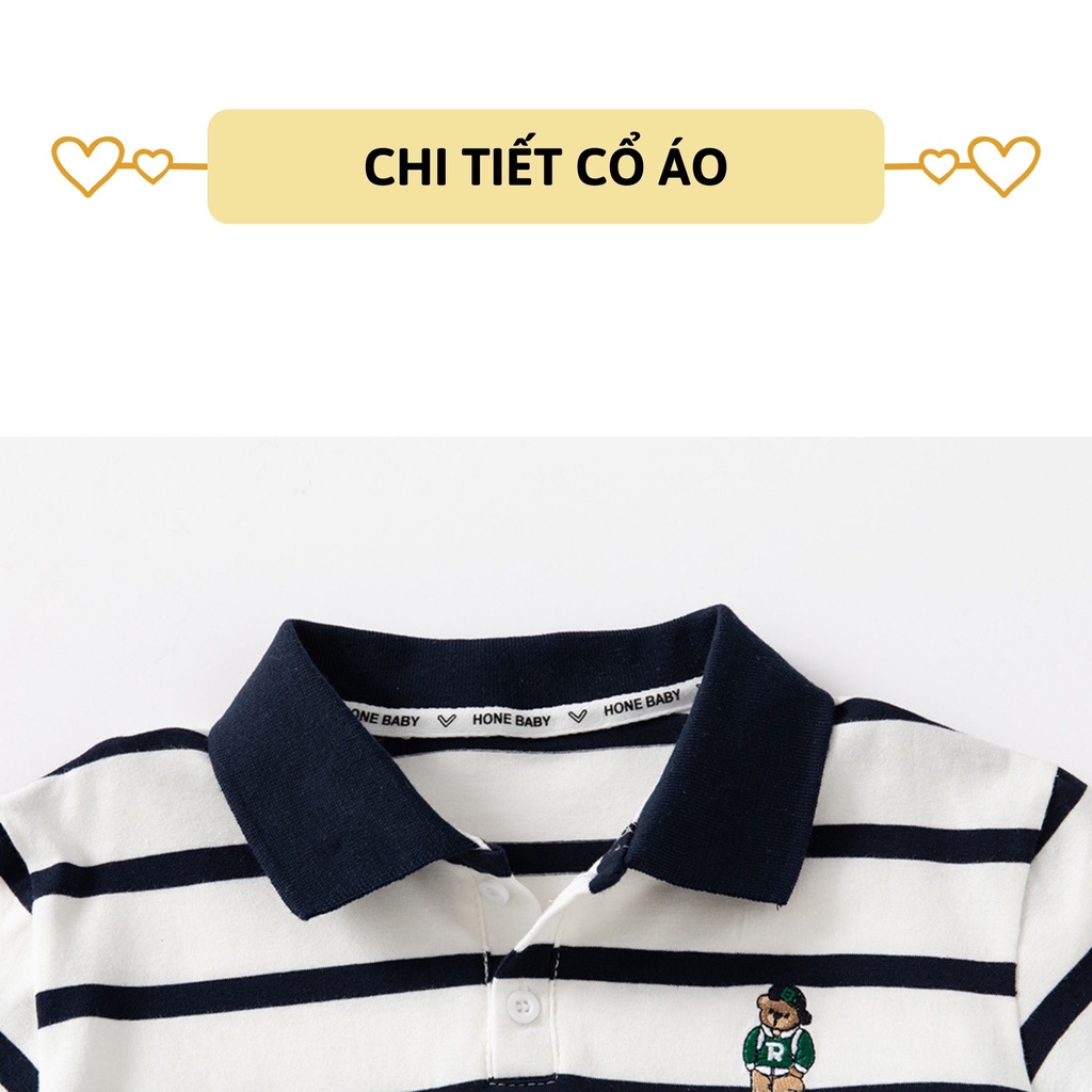 Áo Polo bé trai ngắn tay 27Kids KACADY thun sơ mi cộc nam cho trẻ từ 2-10 tuổi  BSPO2