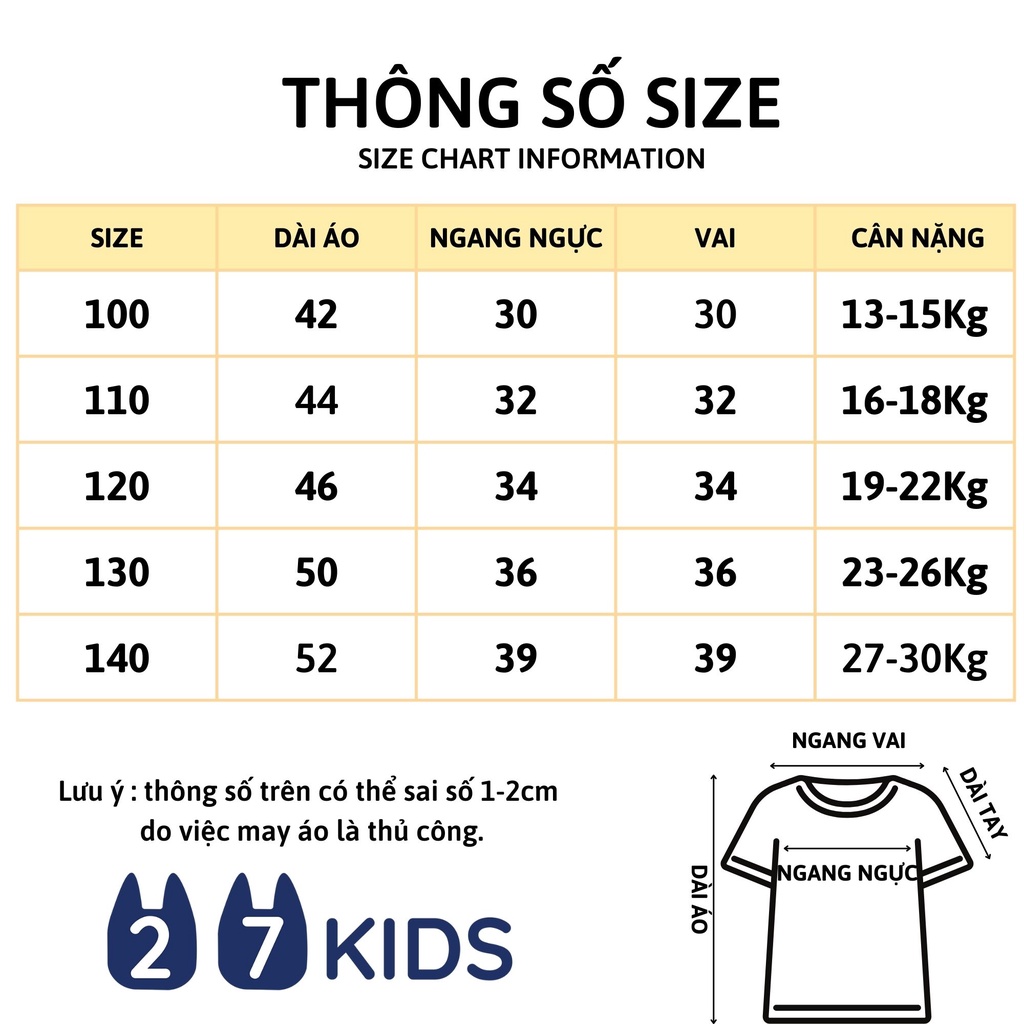 Áo Polo bé trai ngắn tay 27Kids KACADY thun sơ mi cộc nam cho trẻ từ 2-10 tuổi  BSPO2