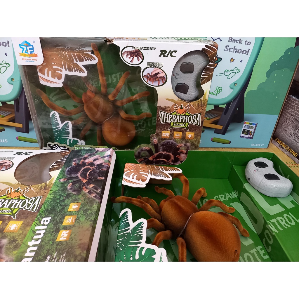 Đồ chơi con Nhện lông lá điều khiển từ xa [Hàng Cao Cấp]