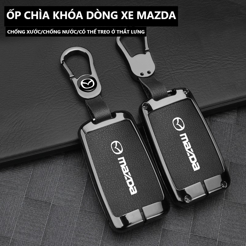 Ốp chìa khóa hợp kim cao cấp tất cả dòng xe mazda: m2,m3,m6 CX5, CX8,CX9, CX3, CX30