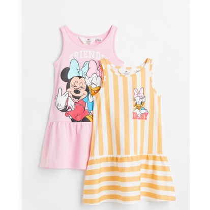 Set 2 váy micky HM US cho bé 4-6Y