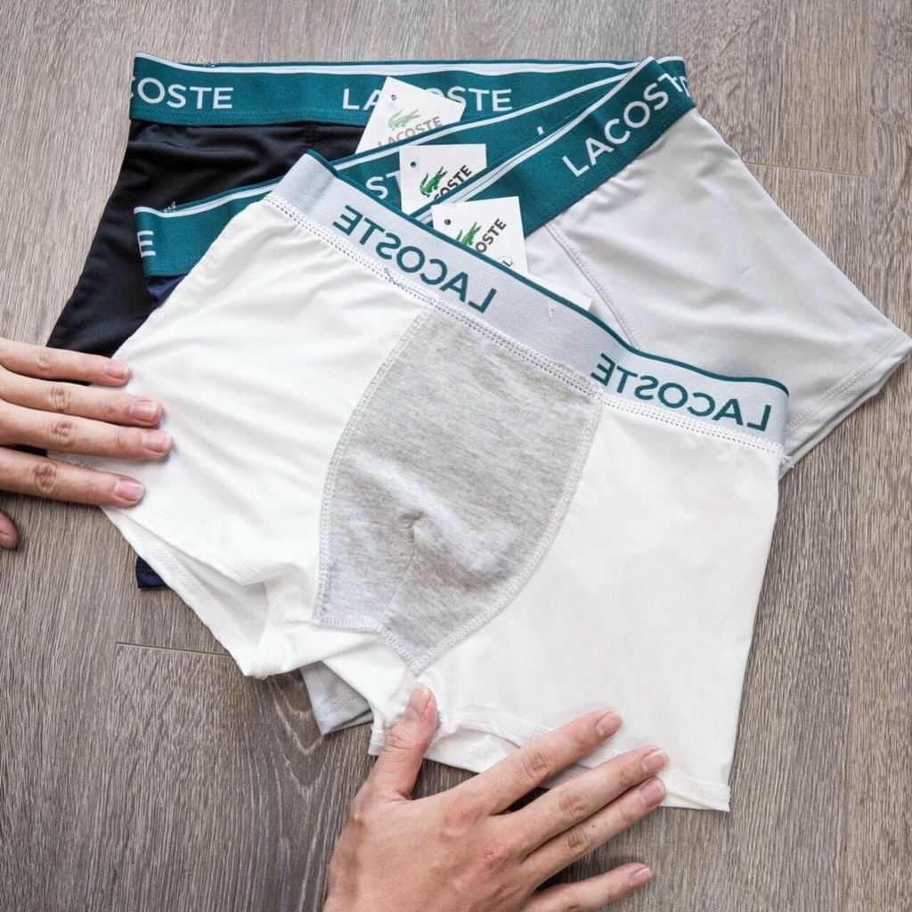 Quần sịp nam Lacoste kiểu dáng boxer cực rẻ