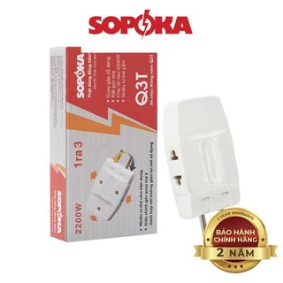 Ổ chia điện, đầu nối thông minh sopoka q3t