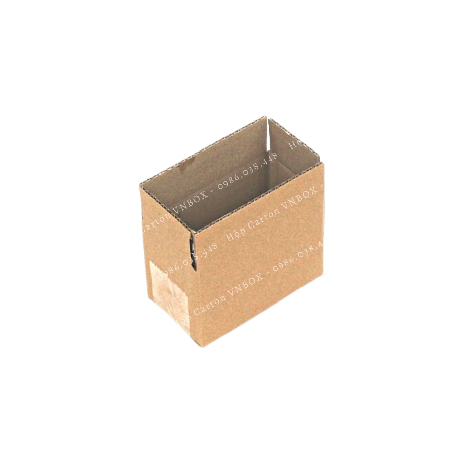 12x7x8 Combo 10 hộp carton, thùng giấy cod gói hàng, hộp bìa carton đóng hàng giá rẻ - Hộp carton VN BOX