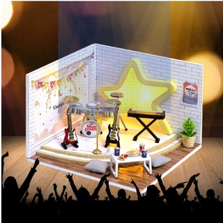 Mô hình nhà gỗ diy - giấc mơ âm nhạc