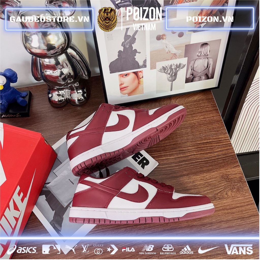 Giày Best Original Quality *like*auth like*authentic Sneaker *_Nike Dunk Low 'Team Red-Bordeaux'_* 120191