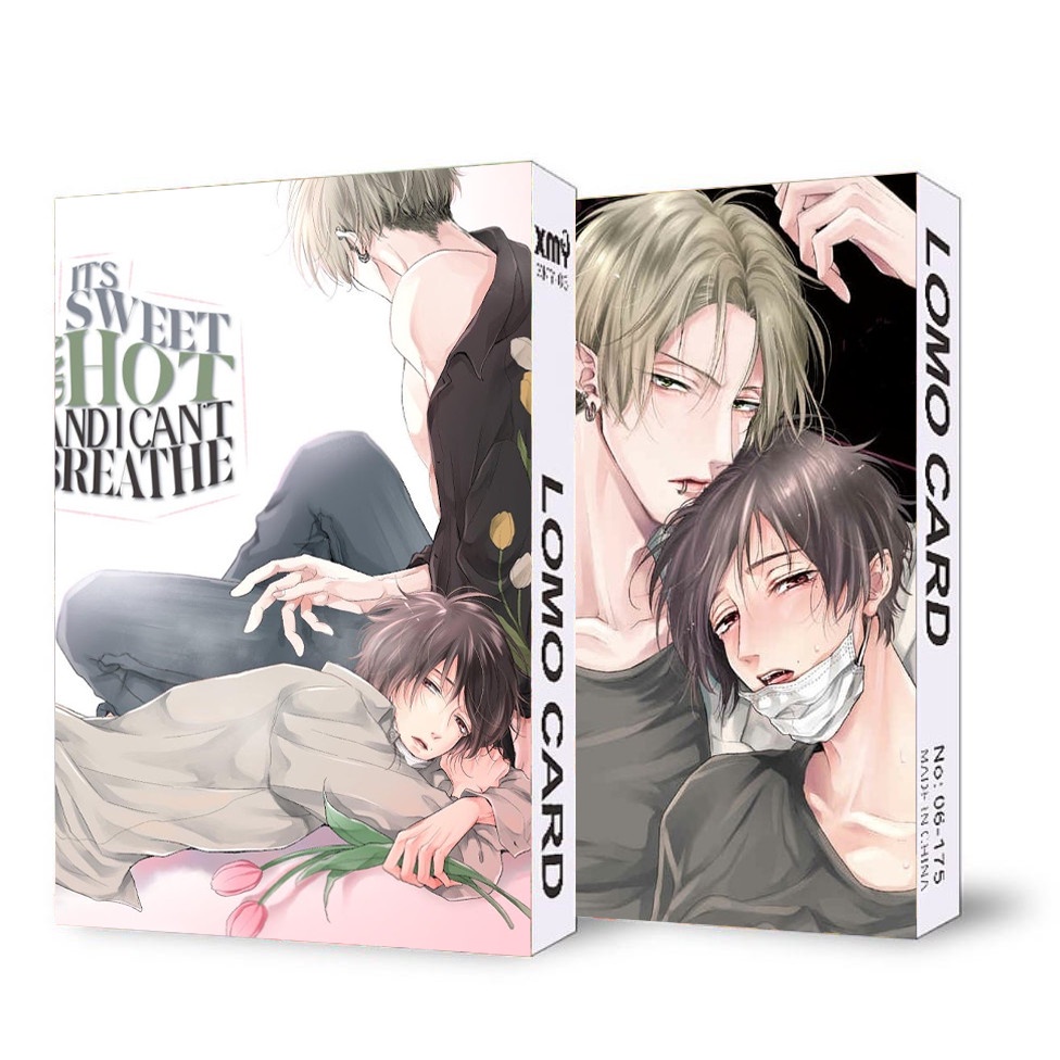 ( không kèm hộp ) Ảnh lomo IN HÌNH Mùi hương khó cưỡng Amakute Atsukute Iki mo Dekinai BL anime manga nhiều mẫu 30 tấm