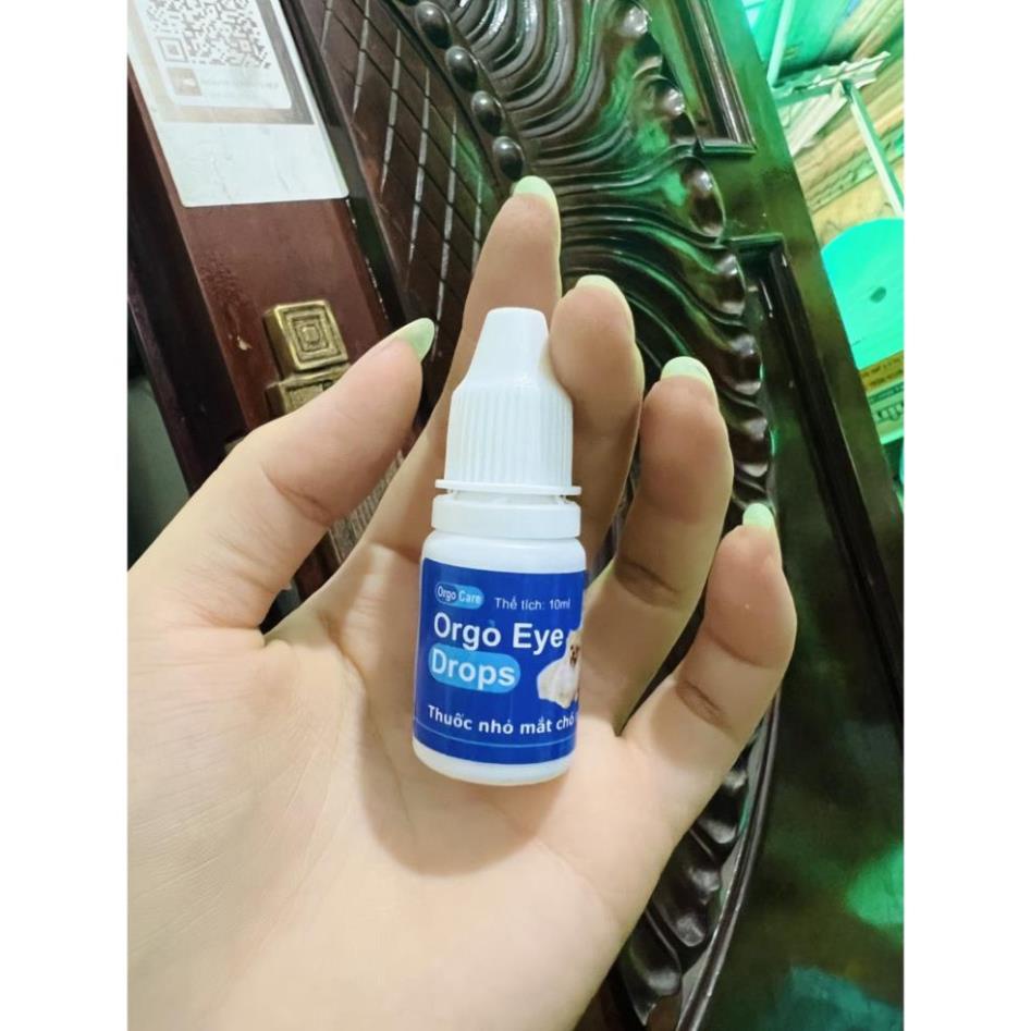 Thuốc trị đau mắt chó mèo Orgo chai 10ml vệ sinh mắt