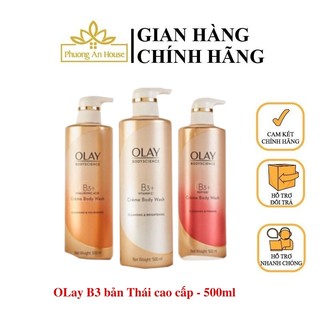 Sữa tắm trắng da olay b3 + retinol bản thái lan dung tích 500ml - phuonganhouse