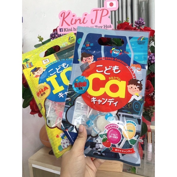 Kẹo Mút Kodomo bổ sung IQ/Ca Nhật Bản cho bé
