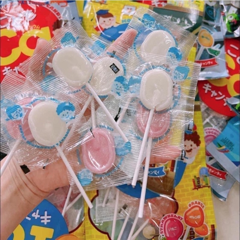 Kẹo Mút Kodomo bổ sung IQ/Ca Nhật Bản cho bé