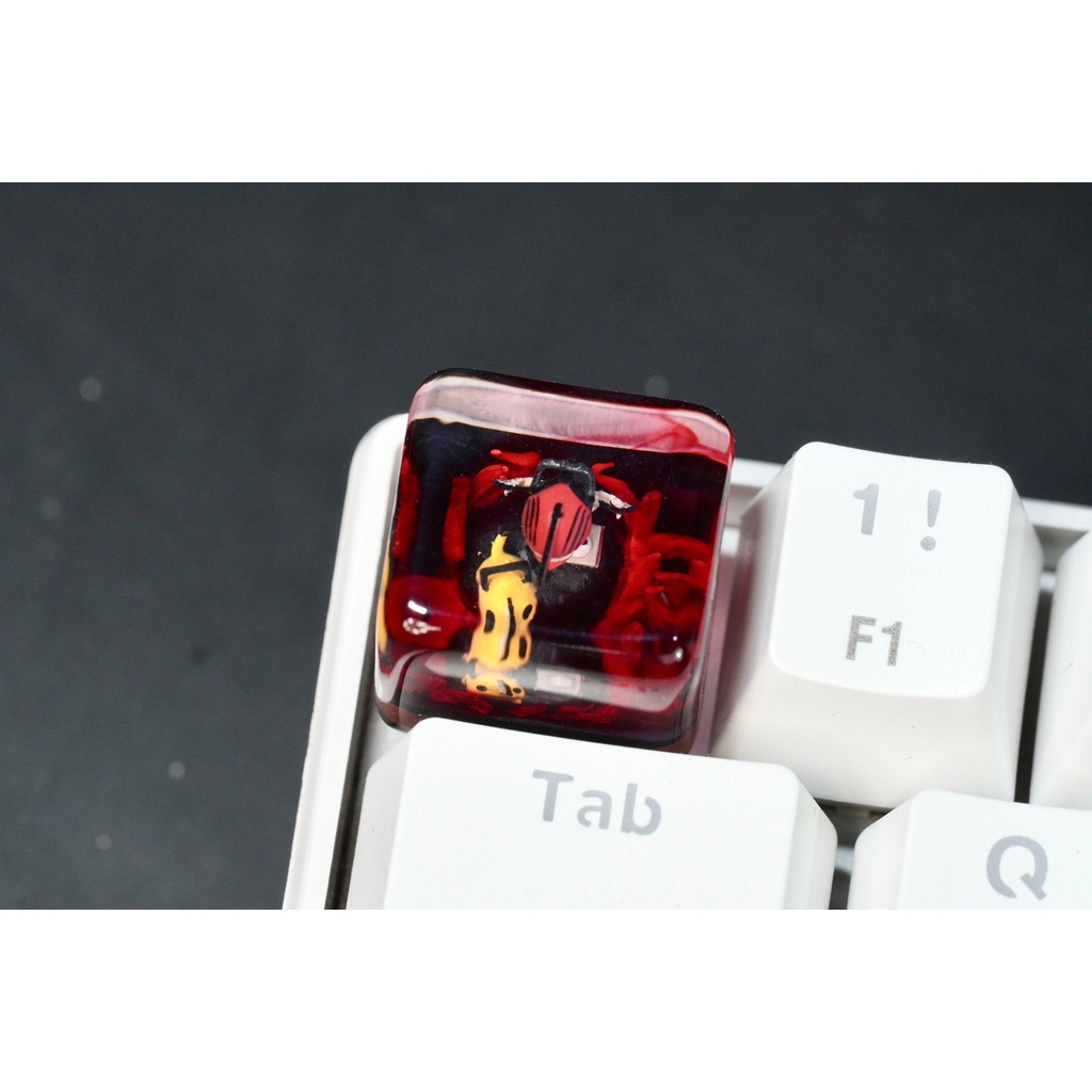 Chainsaw Man keycap - nút bàn phím cơ - artisan