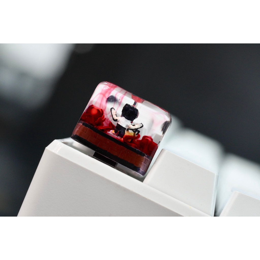 Chainsaw Man keycap - nút bàn phím cơ - artisan