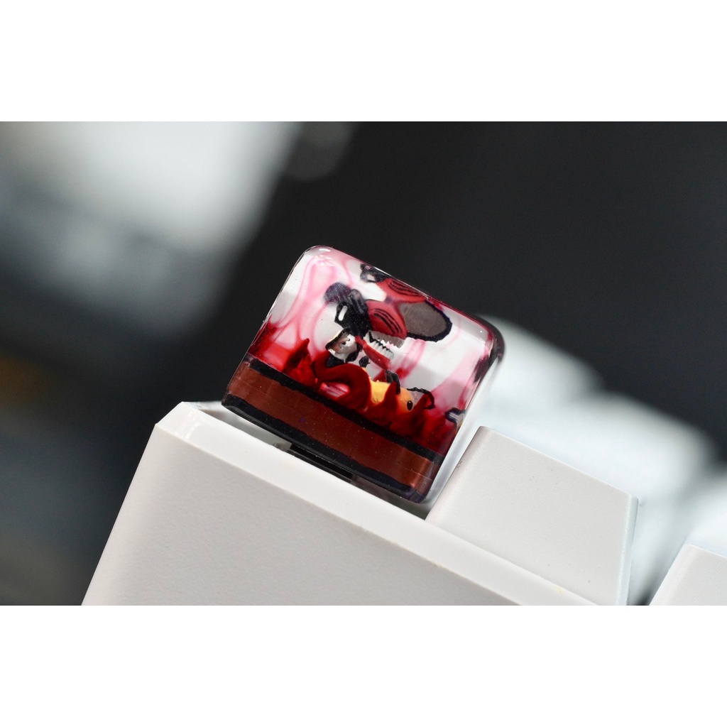 Chainsaw Man keycap - nút bàn phím cơ - artisan