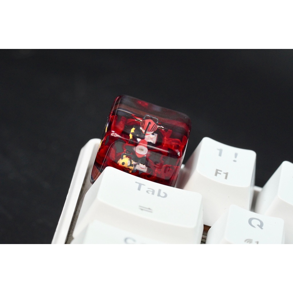 Chainsaw Man keycap - nút bàn phím cơ - artisan