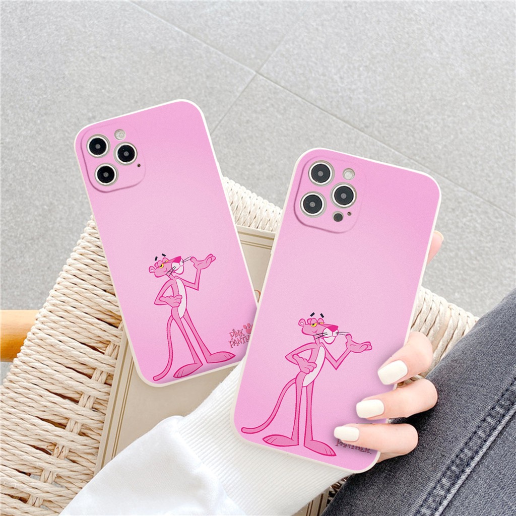 Ốp lưng iphone 13promax Báo hồng Pink Panther siêu chảnh bảo vệ cam 6/6s/7/8/X/XS/11/12/13/14 Pro Plus Max e5554