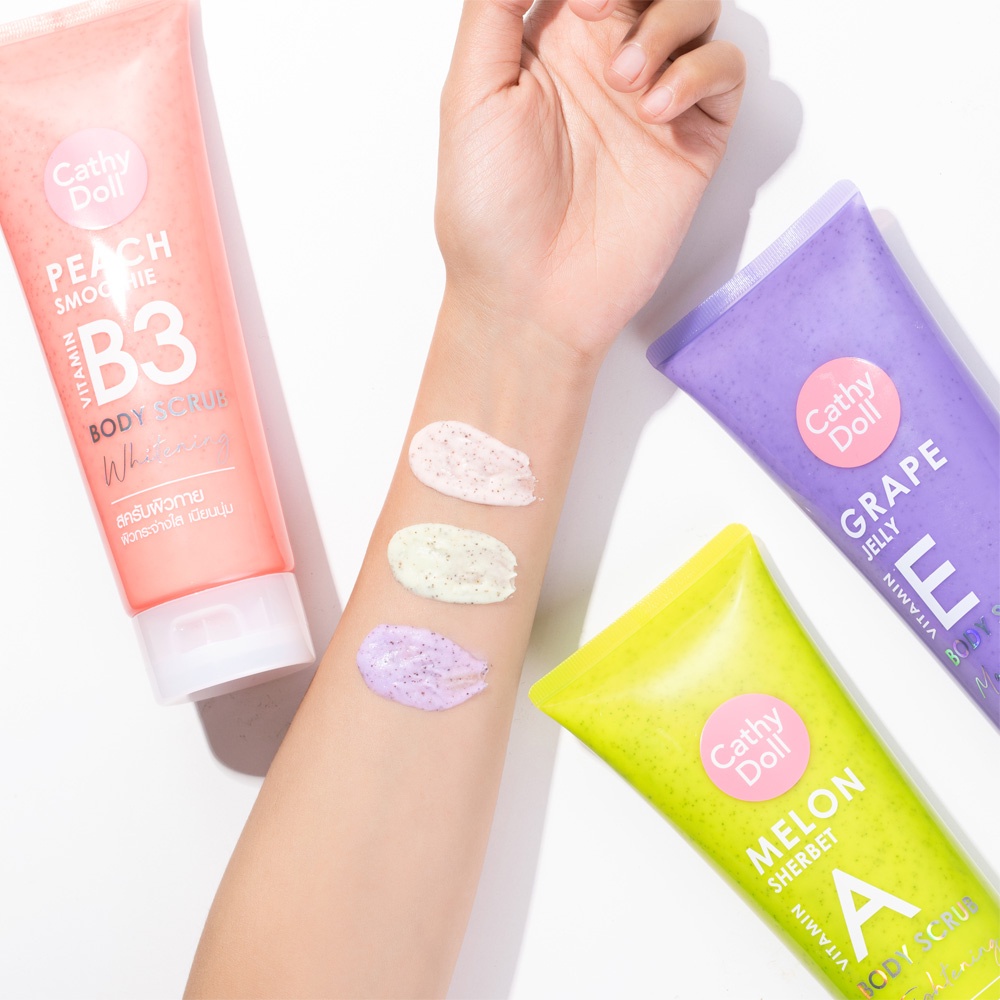 Tẩy Tế Bào Chết Toàn Thân Cathy Doll Body Scrub Muối Hạt Mịn Sạch Sáng Da 320g