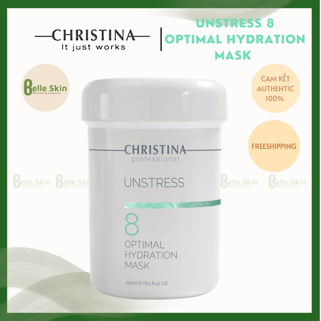 Mask Christina Unstress 8 Optimal Hydration Mask - Phục Hồi, Dưỡng Ẩm Da