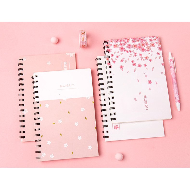 Sổ Ghi Chép Mini A5 Cute Lò Xo Tay Dễ Thương Timo VPS19