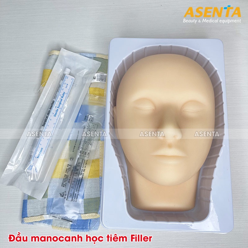 Đầu Canh Silicon Manocanh Siêu Mềm Học Tiêm Filler, Căng Chỉ Dùng Cho Học Viên Spa