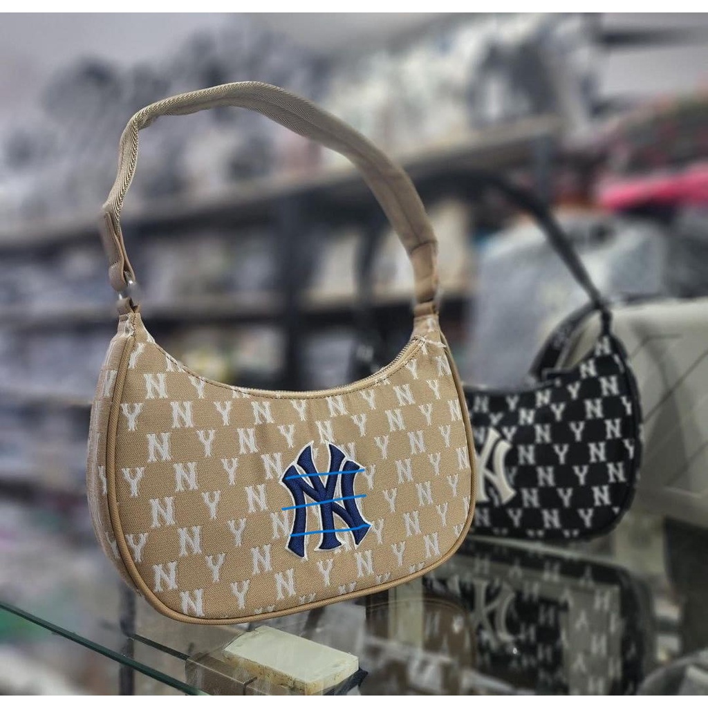 Túi Kẹp Nách M.LB Monogram Jacquard Hobo Bag - HÀNG  X.UẤT DƯ FULL TEM TAG