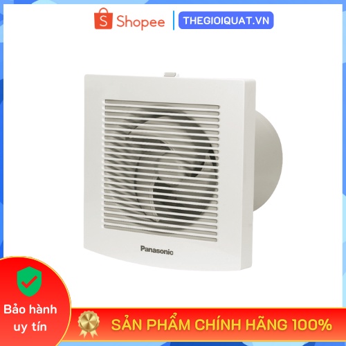 Quạt hút âm tường Panasonic FV-10EGS1 công suất 5.5W, lỗ khoét 12cm - Hàng chính hãng