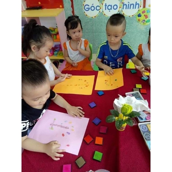 Bộ màu in vân tay 20 màu