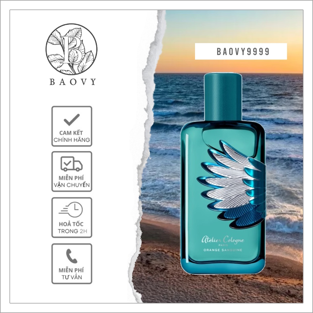 ✨ Nước hoa Atelier Cologne Orange Sanguine Love Birds Collector - 10ML ®️