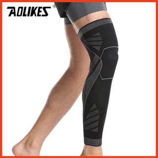Ssửa Bó gối dài thể thao chính hãng Aolikes HX-7060 Băng gối dài 7060 Bảo vệ đầu gối thoáng khí Elastic l