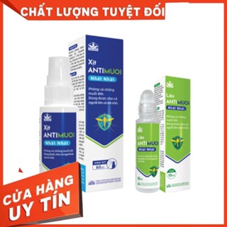 Xịt Lăn Bôi Muỗi Đốt Và Côn Trùng Cắn ANTI MUỖI Nhất Nhất An Toàn Cho Mẹ